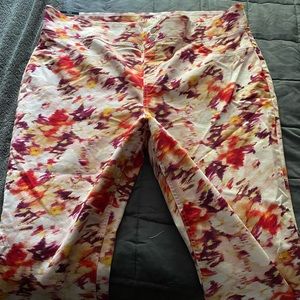 Terra & Sky Colorful jeggings size 2x nwt